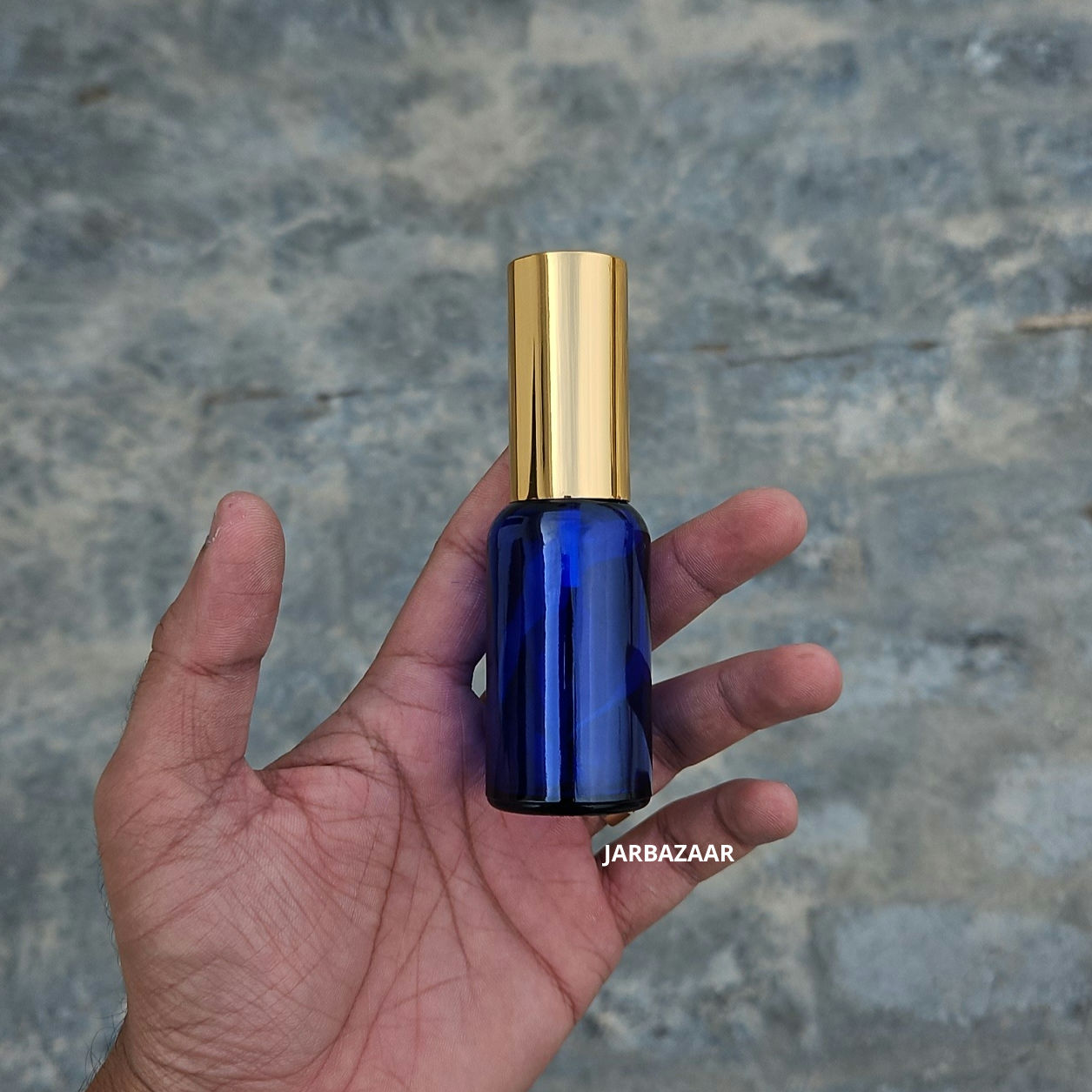 30 ML Cobalt Blue Glass Perfume Bottle