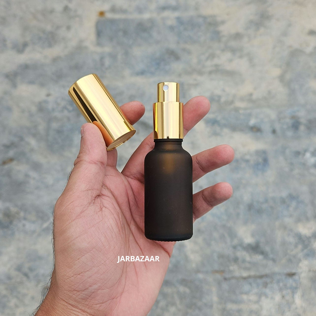 30 ML Amber Frosted Glass Perfume Bottle