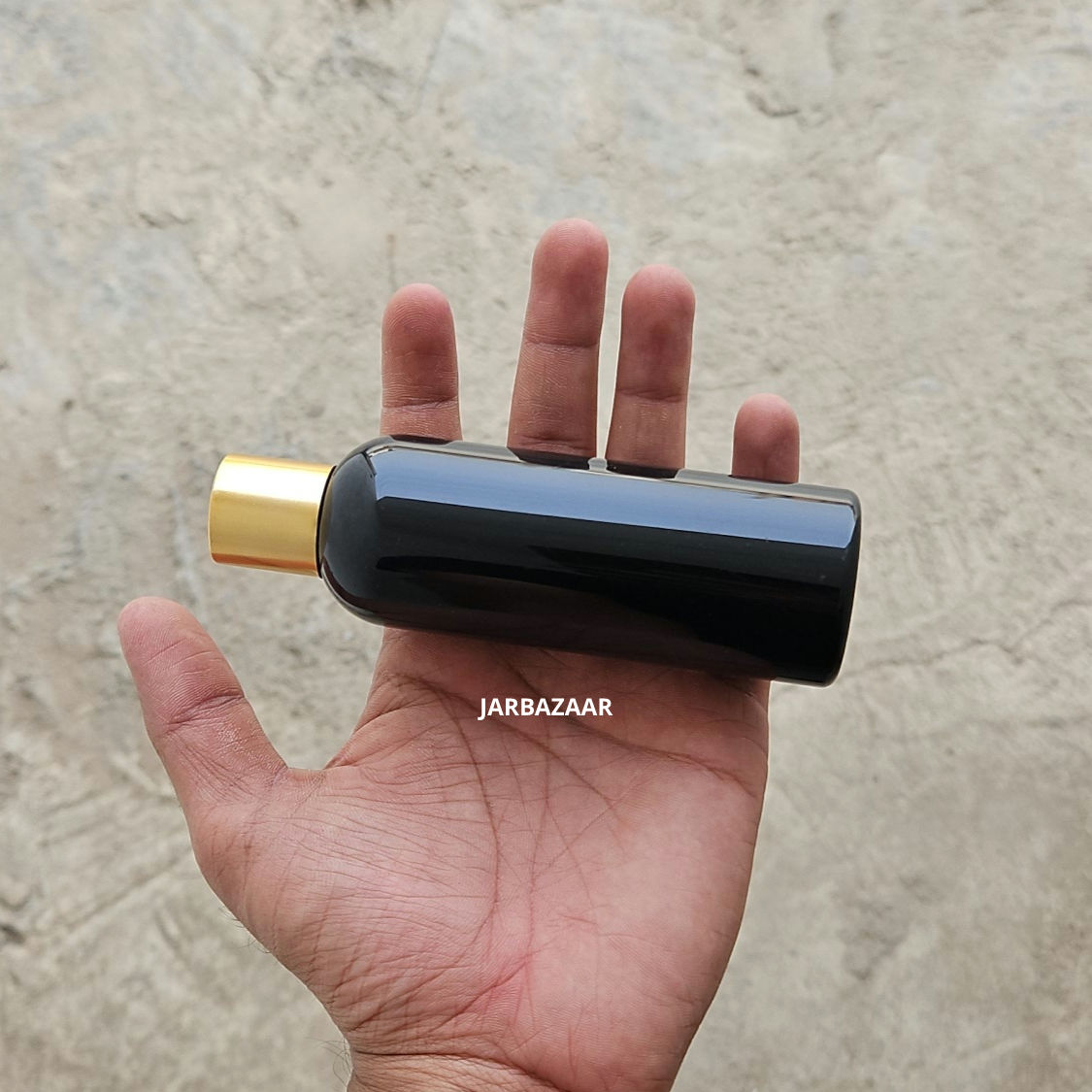 100 ml Avon Black Pet Bottle (Golden Cap)