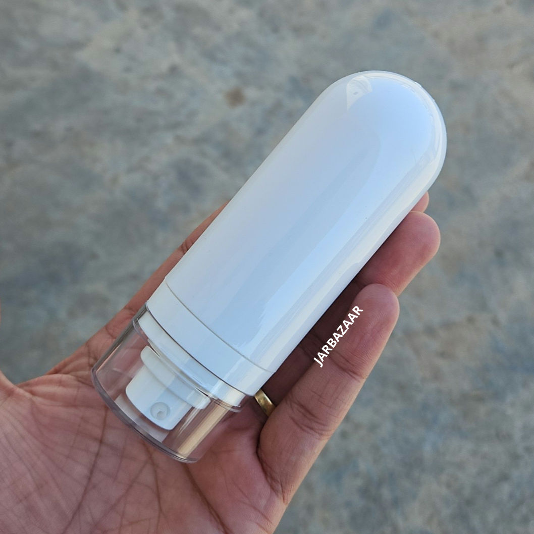 50 ML "Upside - Down" Airless Bottle (White)