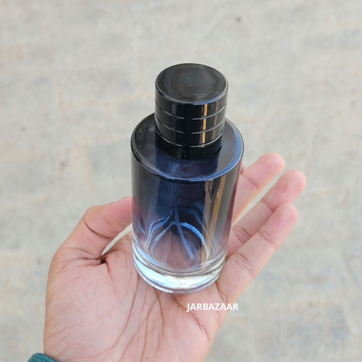 100 ML Round Tinted Glass Perfume Bottle