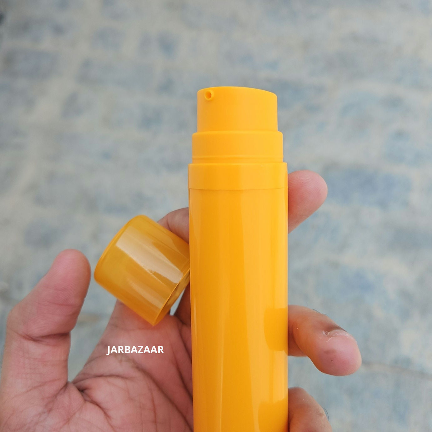 50 ML Sleek Orange Airless Bottle