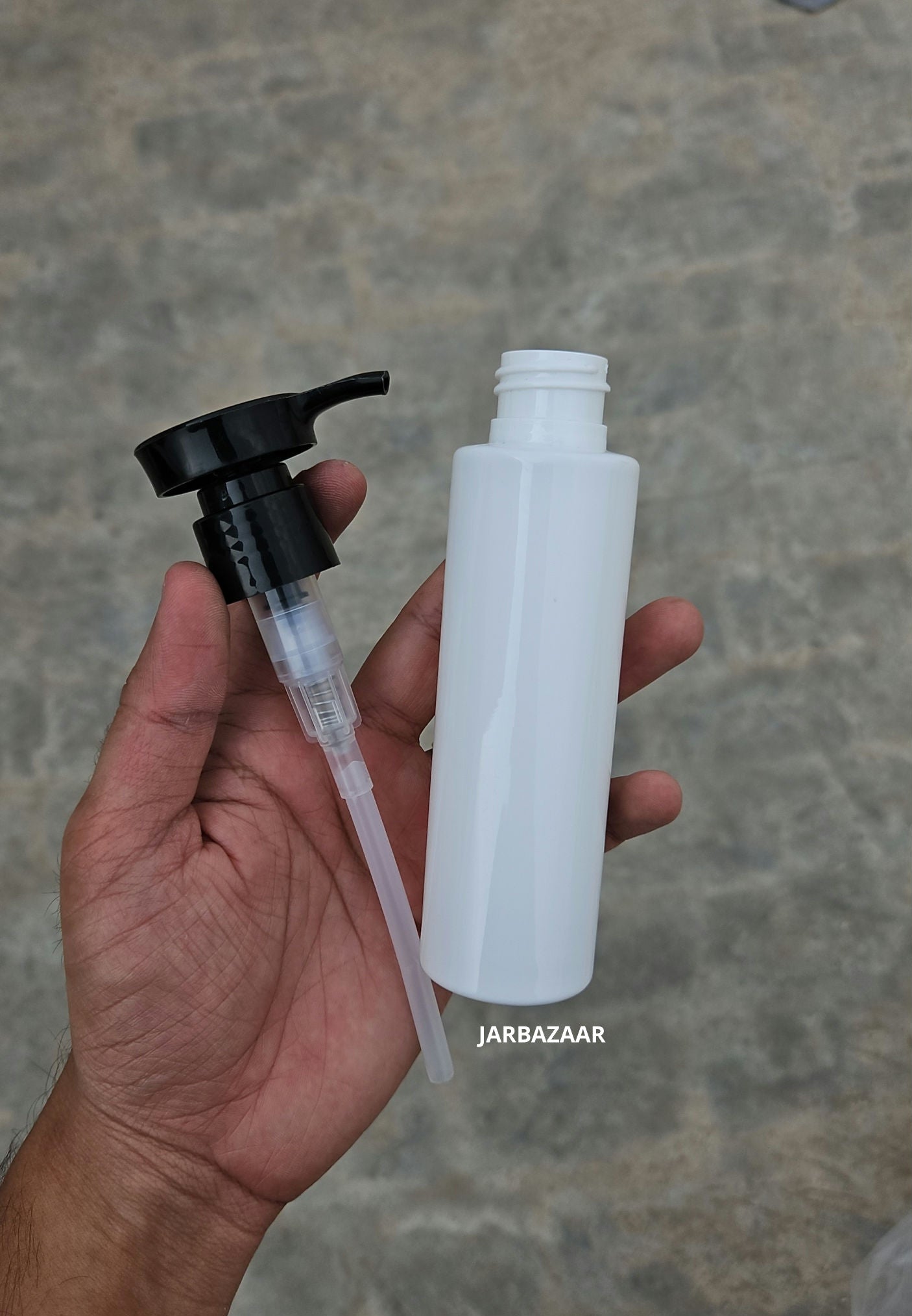 100 ML Sleek White Dispenser Bottle