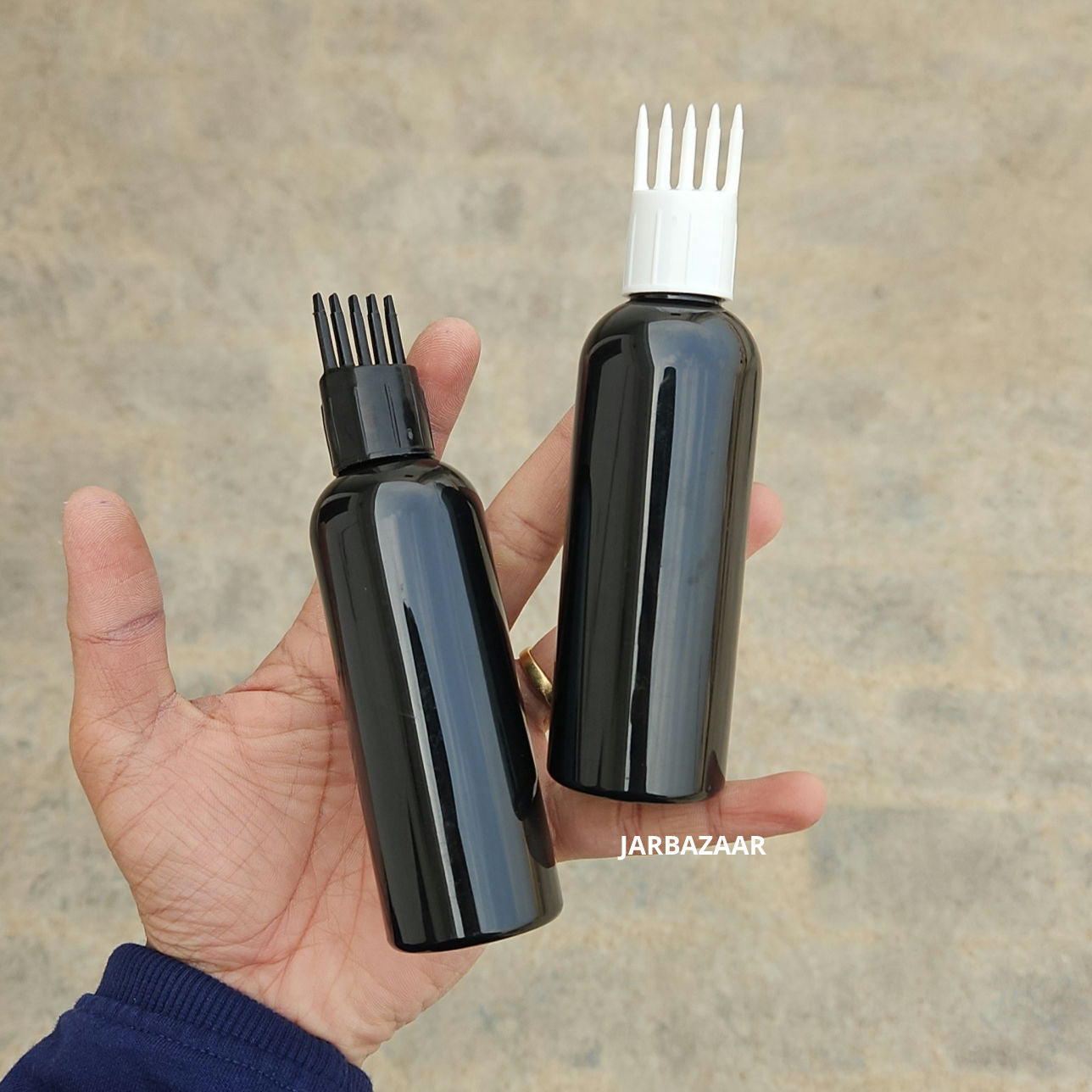 100 ML Avon Black Pet Bottle (With Comb Cap)