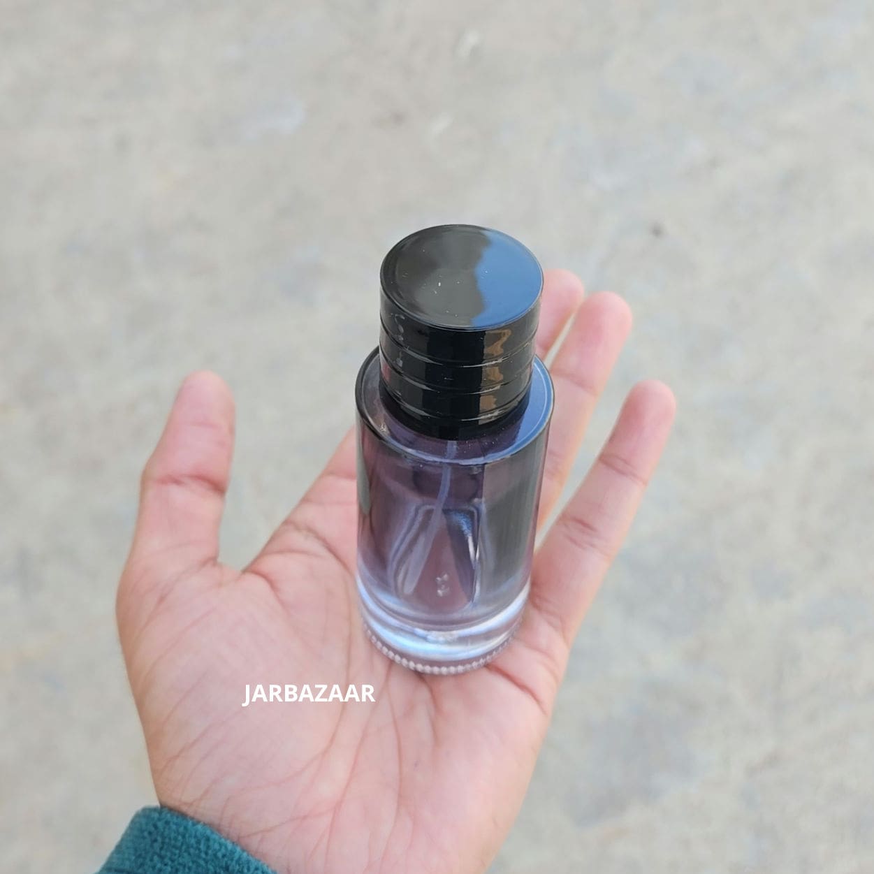 50 ML Round Tinted Glass Perfume Bottle
