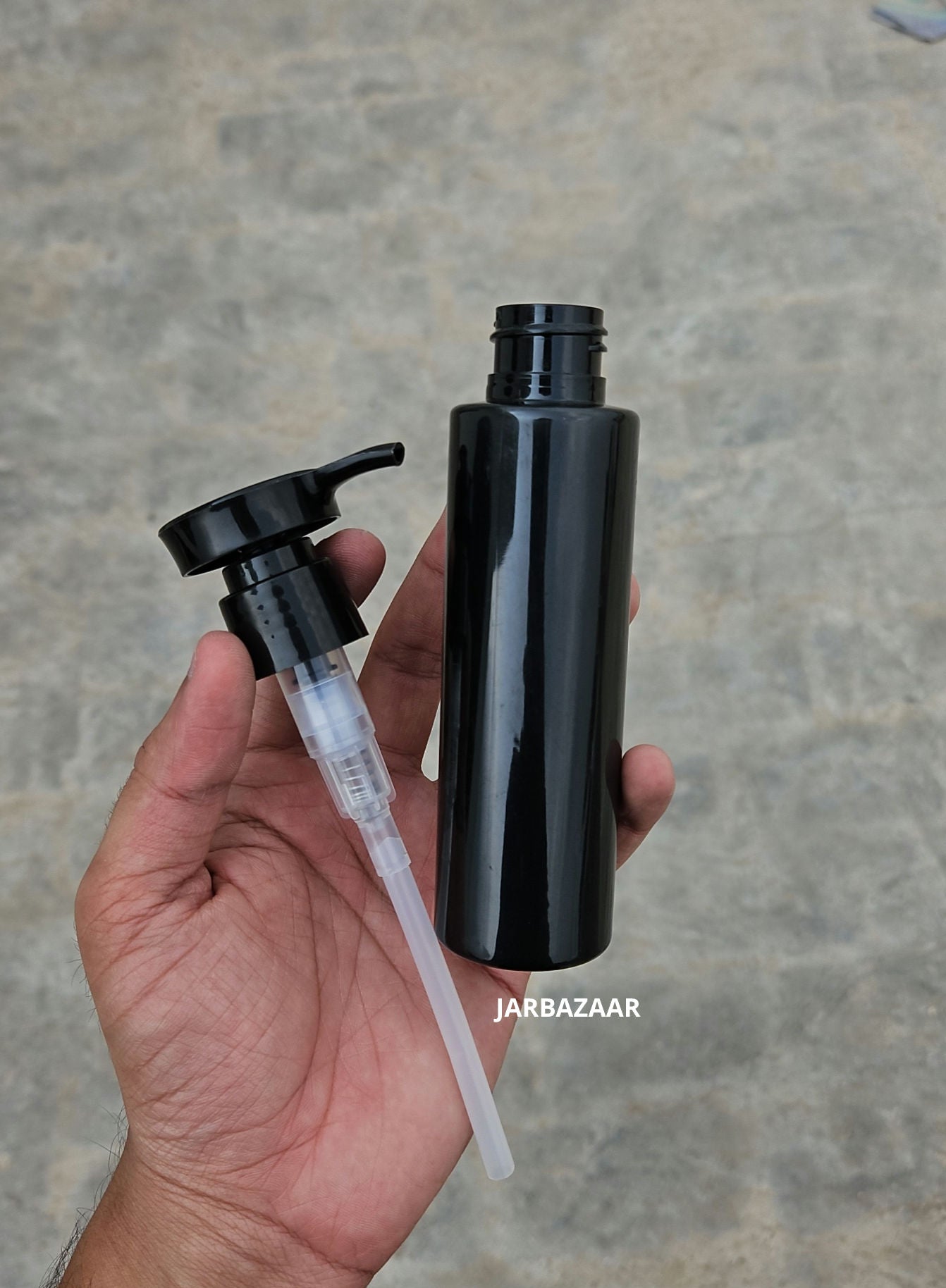 100 ML Sleek Black Dispenser Bottle