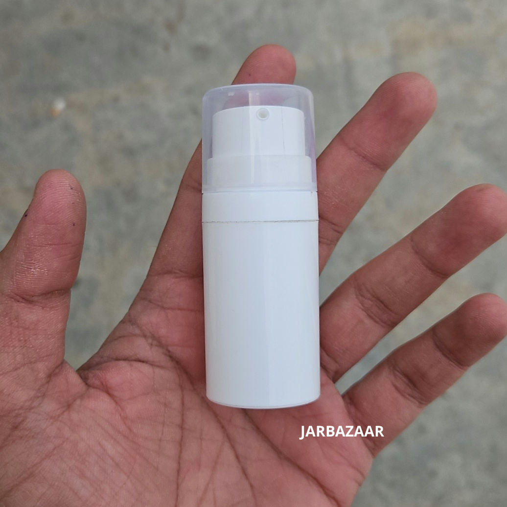 15 Ml Sleek White Airless Bottle