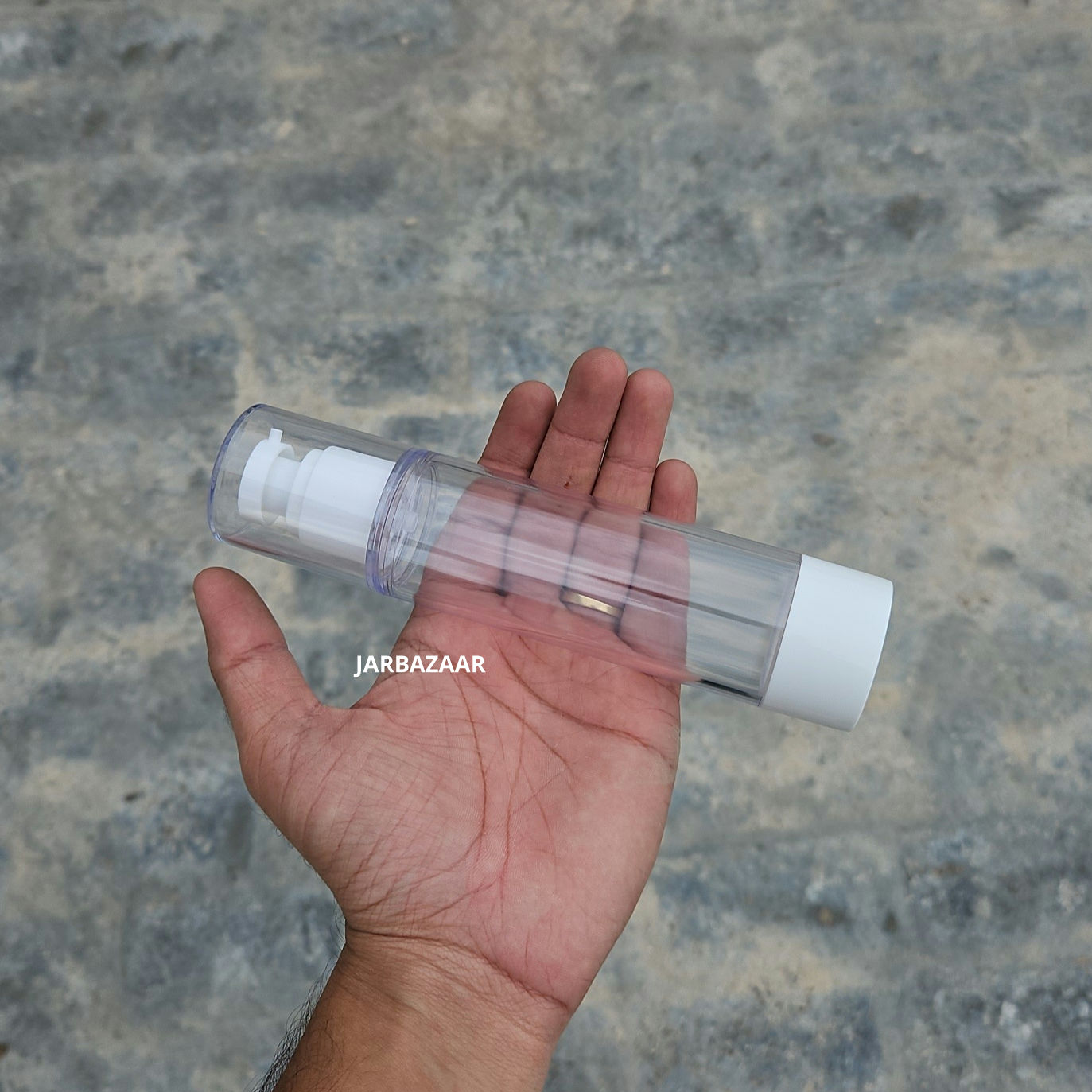 100 ML White Airless Bottle