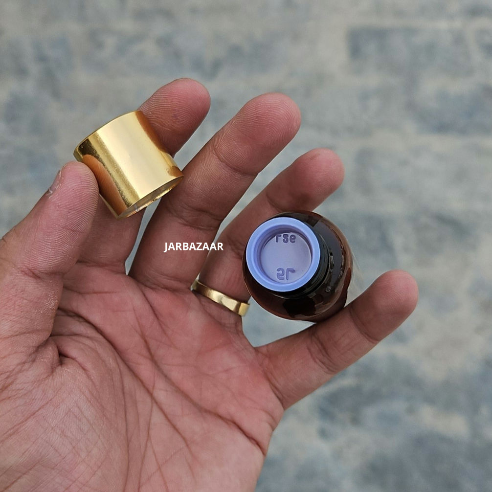 50 ml Avon Amber Pet Bottle (Golden Cap)