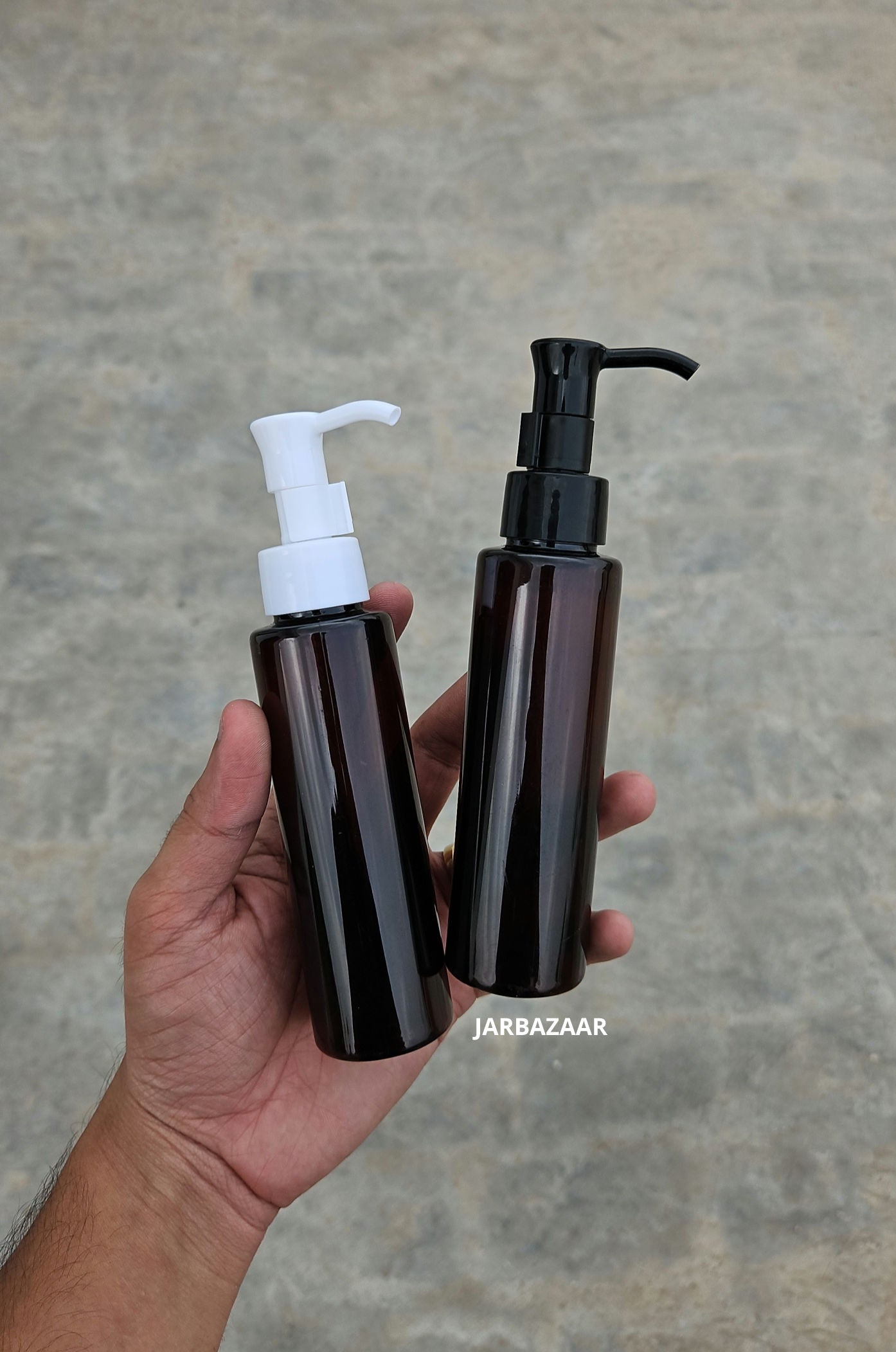 100 ML Sleek Amber Dispenser Bottle