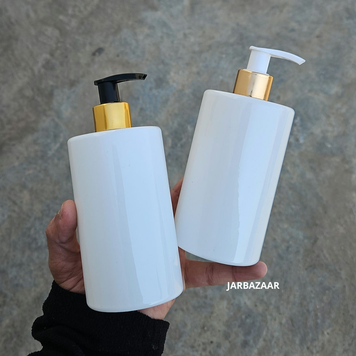 400 ML Rio White Dispenser Bottle (Golden Black/Golden White)