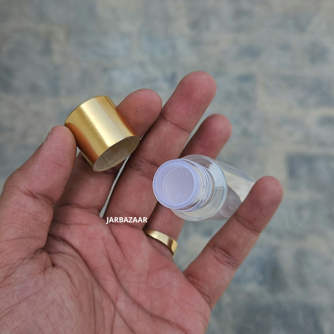 30 ml Gli Clear Pet Bottle (Golden Cap)