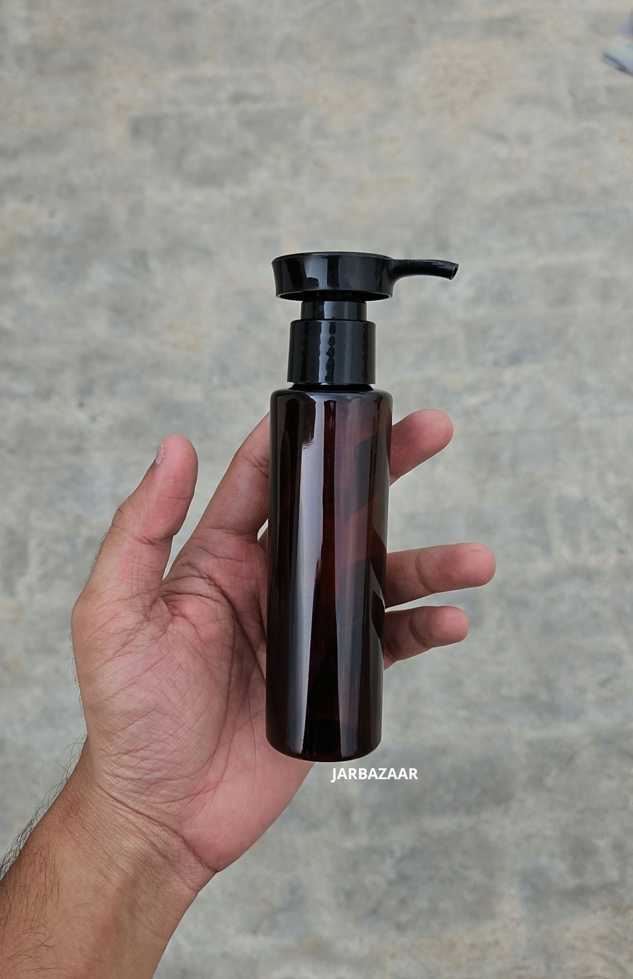 100 ML Sleek Amber Dispenser Bottle
