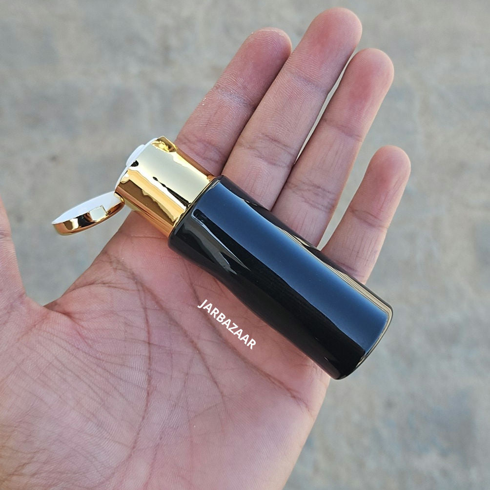 30 ML Black Pet Bottle (With Golden Fliptop Caps)