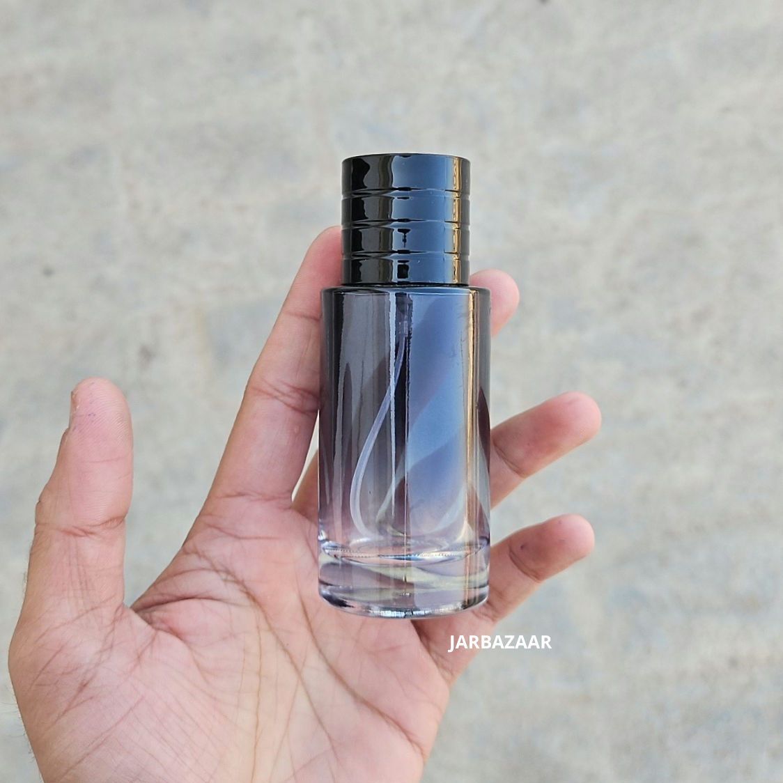 50 ML Round Tinted Glass Perfume Bottle