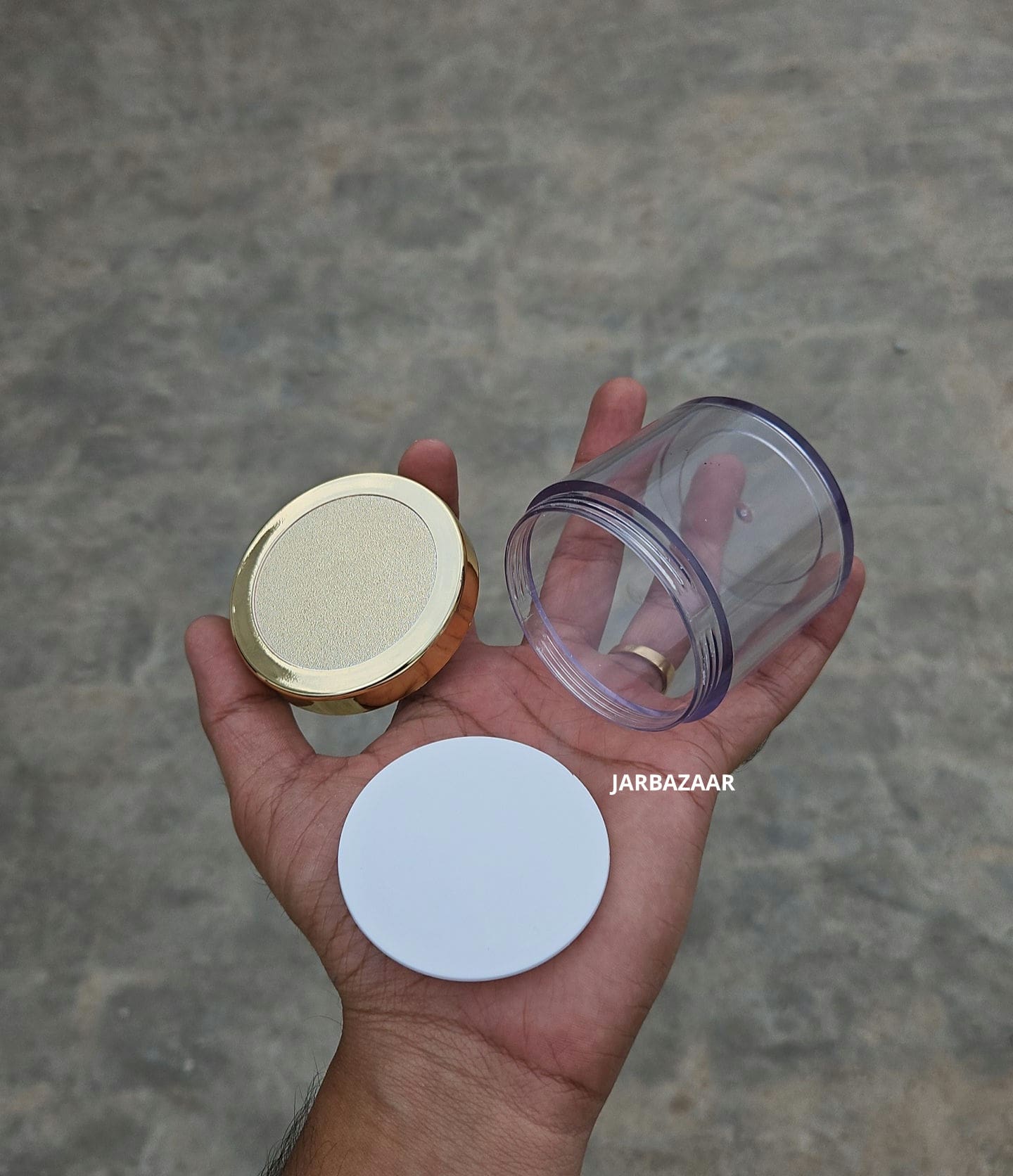 100 Gram Acrylic Sanjar (Golden Cap)