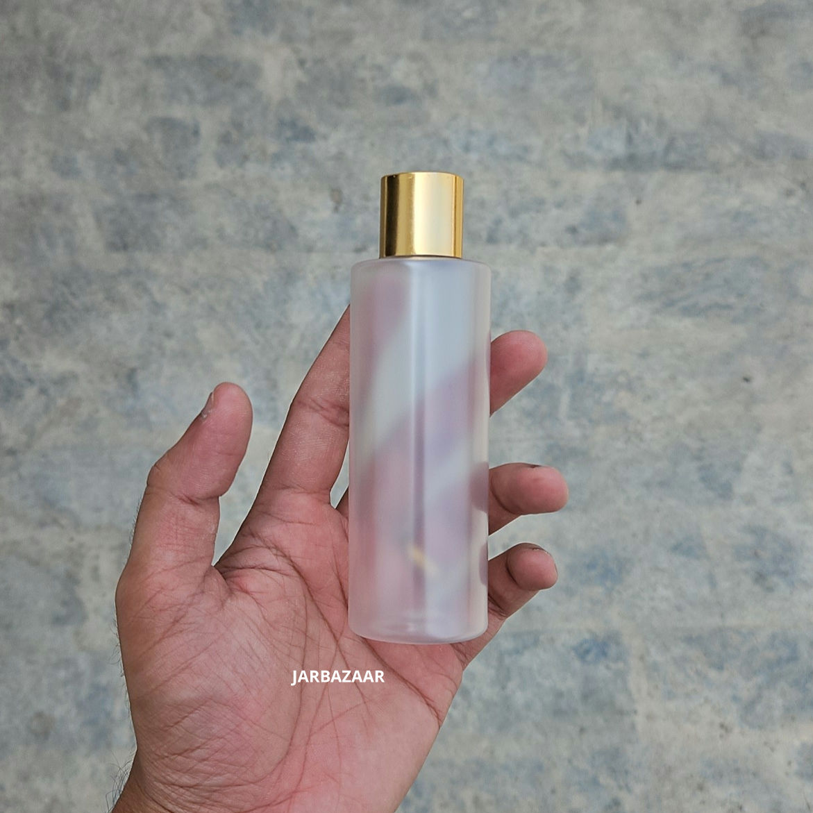100 ml Gli Frosted Pet Bottle (Golden Cap)