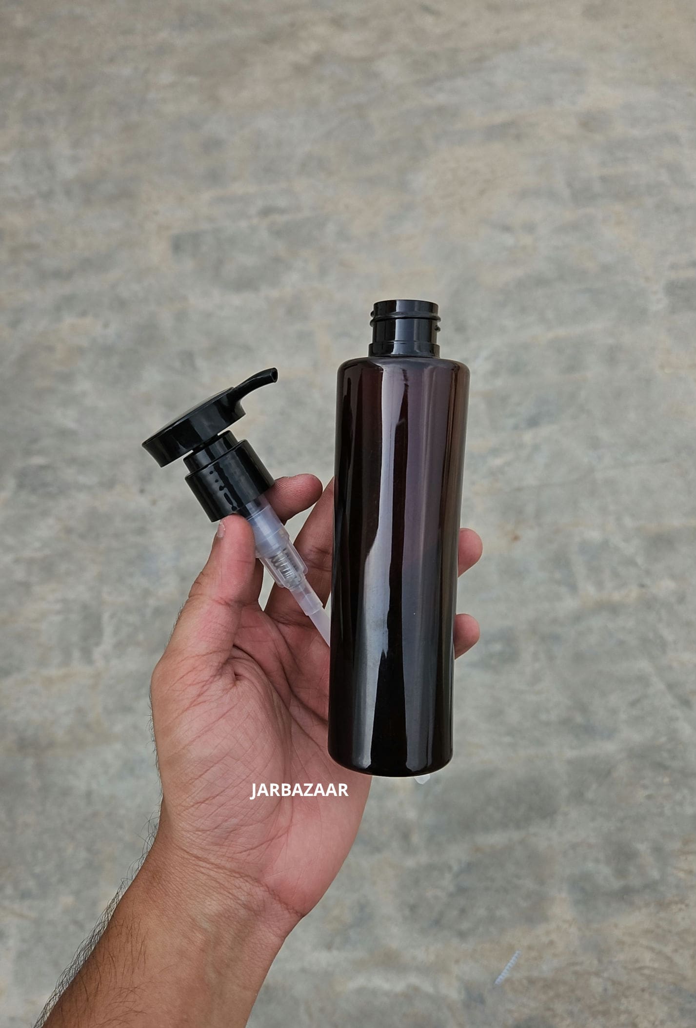 200 ML Sleek Amber Dispenser Bottle