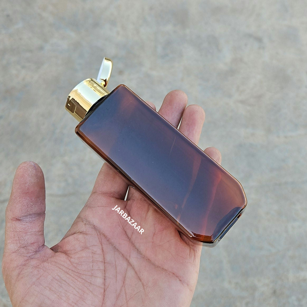 100 ML Cetra Amber Pet Bottle (With Golden Fliptop Caps)