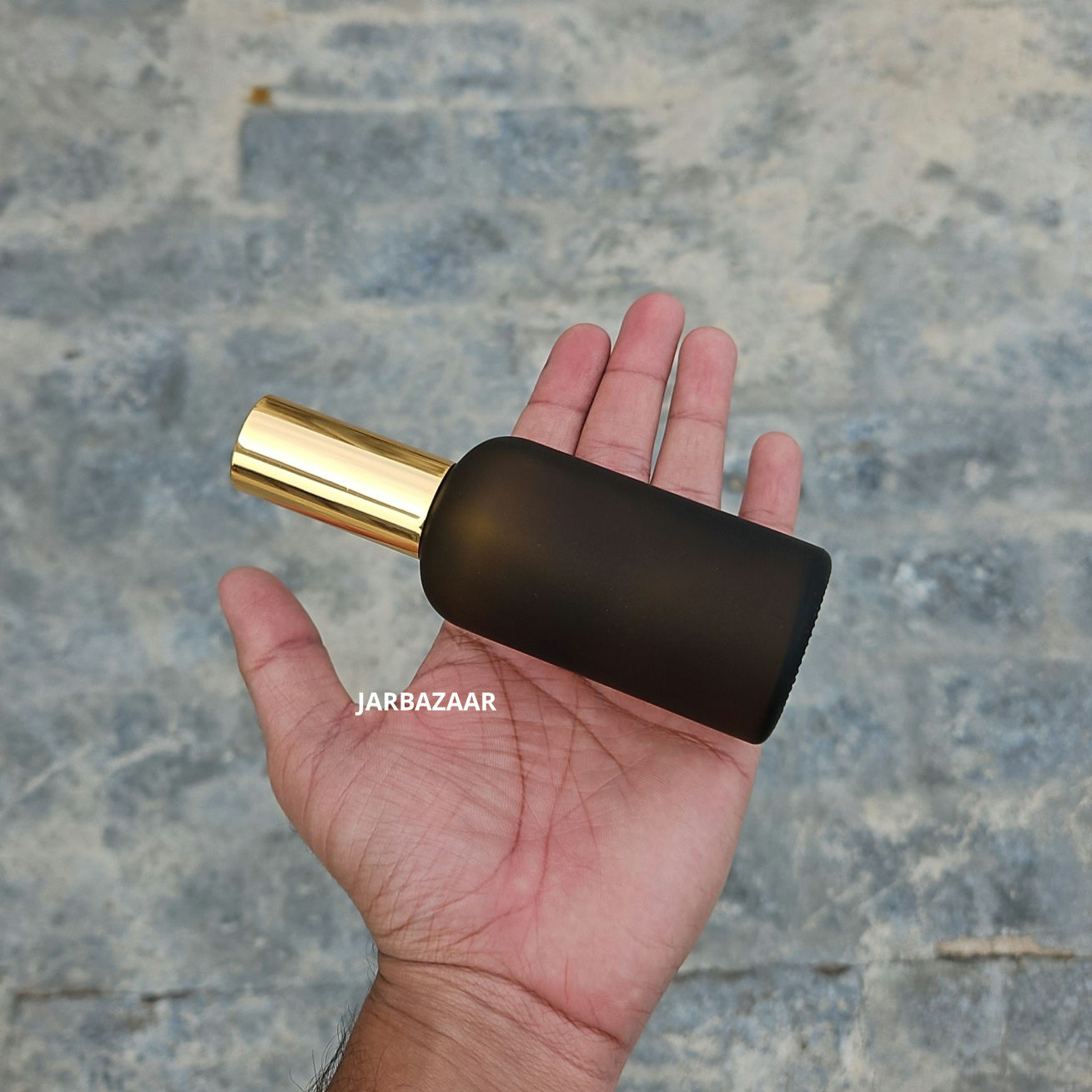 100 ML Amber Frosted Glass Perfume Bottle