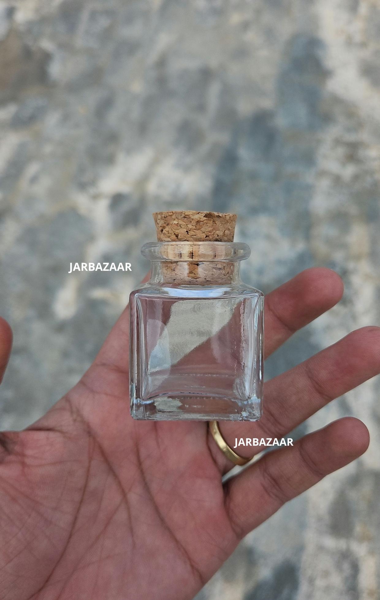 30 ML Cube Cork Jar