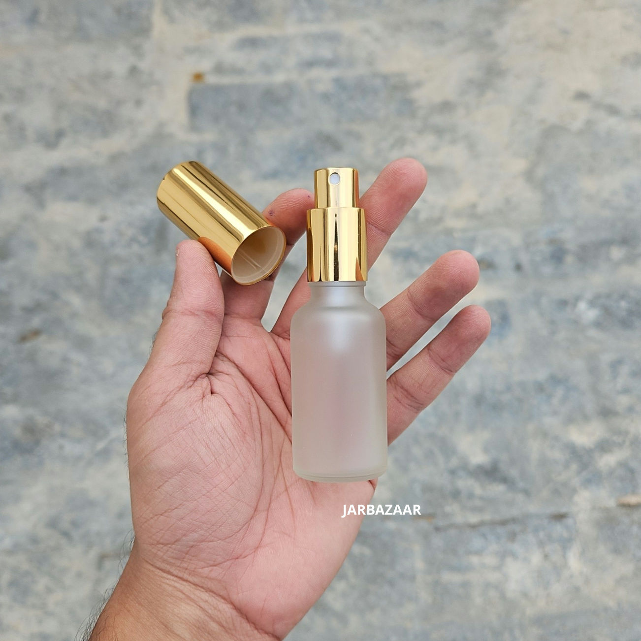 30 ML Clear Frosted Glass Perfume Bottle