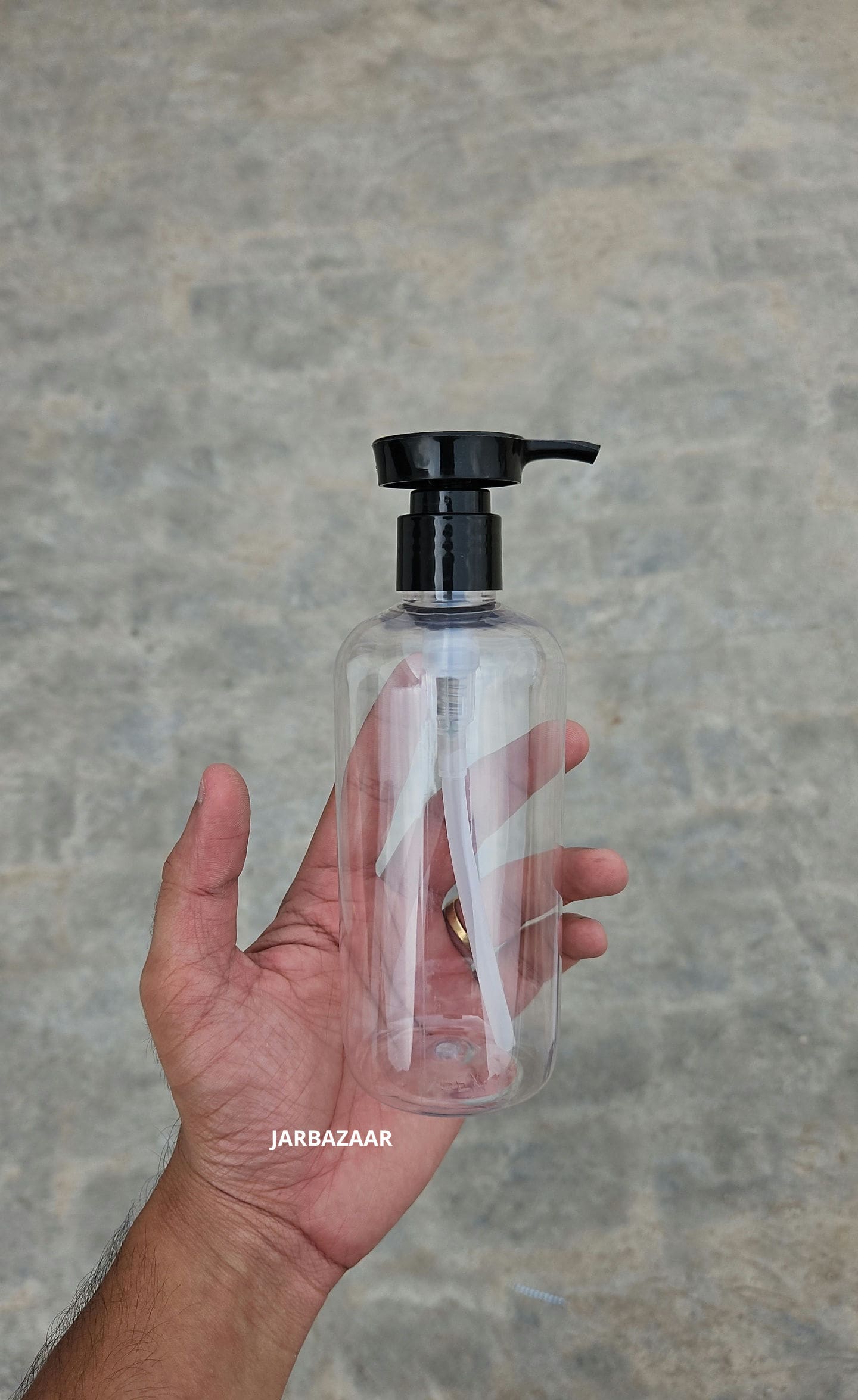 300 ML Transparent Boston Dispenser Bottle