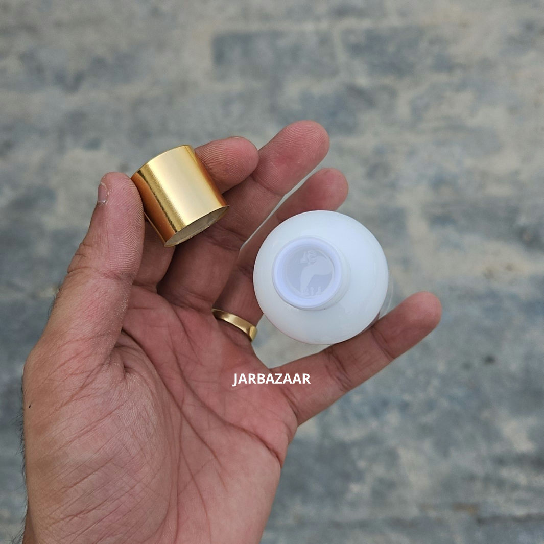 100 ml Avon White Pet Bottle (Golden Cap)