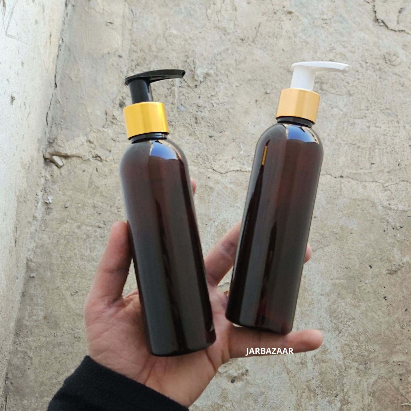 200 ML Avon Amber Dispenser Bottle (Golden Black/Golden White)
