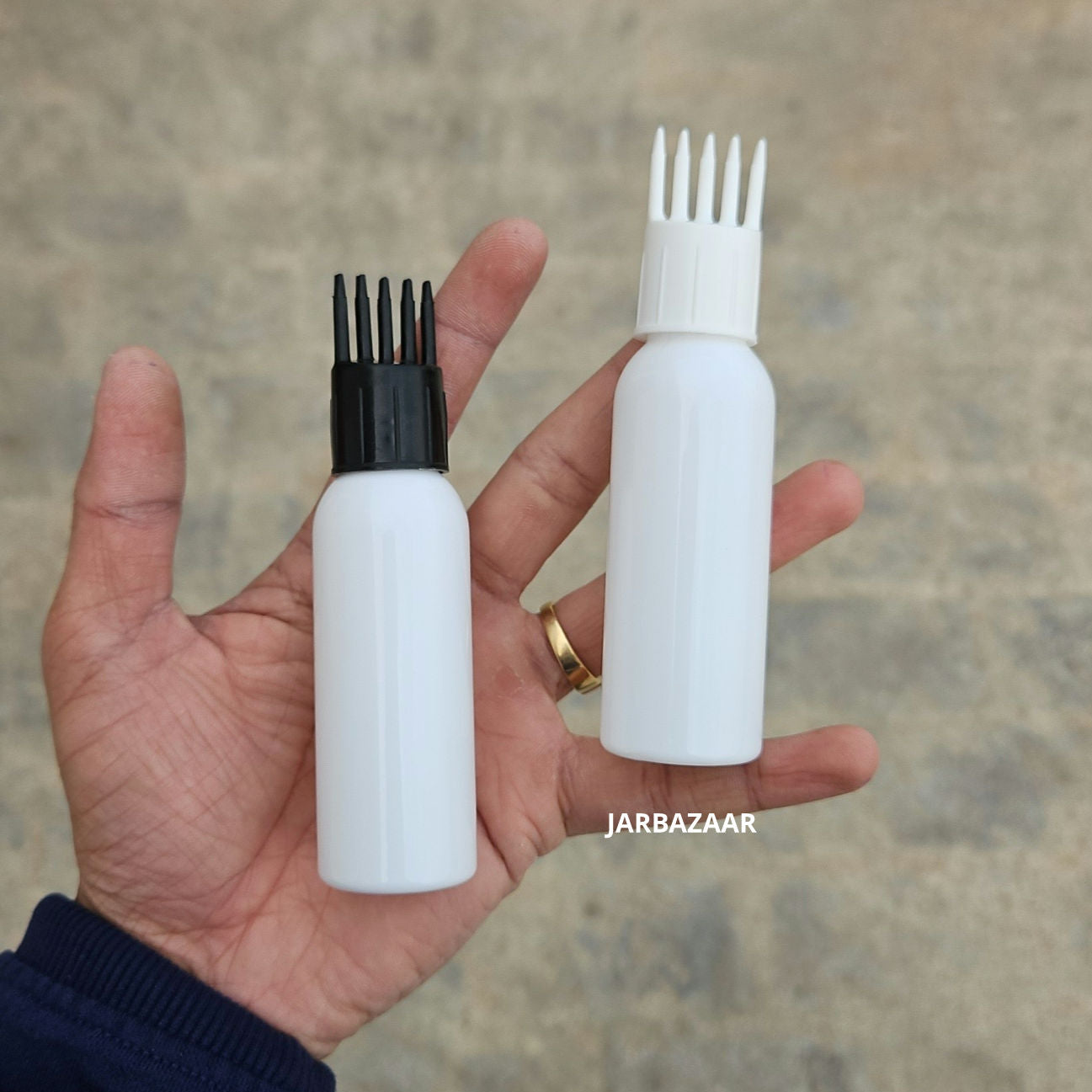 50 ML Avon White Pet Bottle (With Comb Cap)