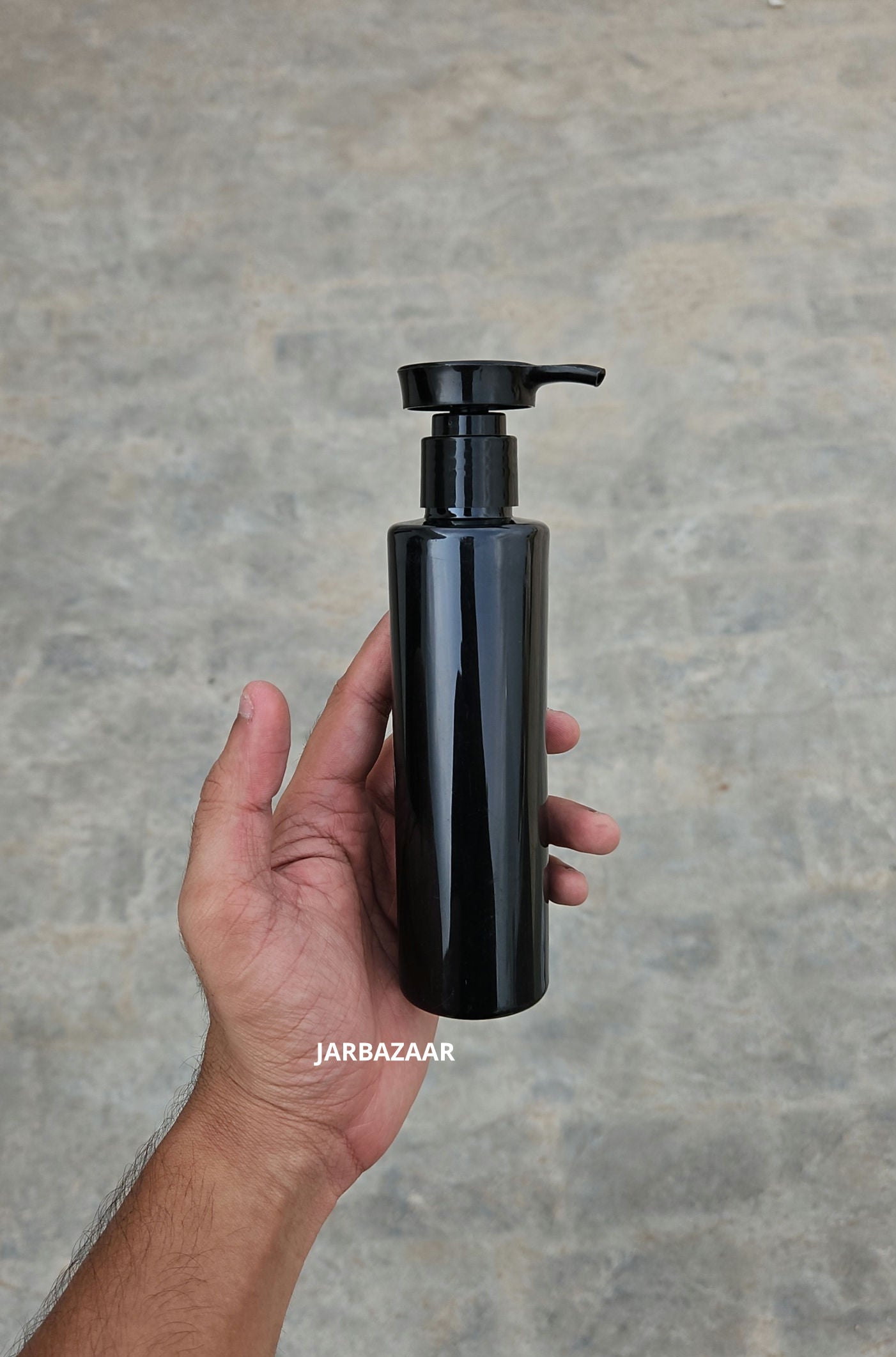 200 ML Sleek Black Dispenser Bottle