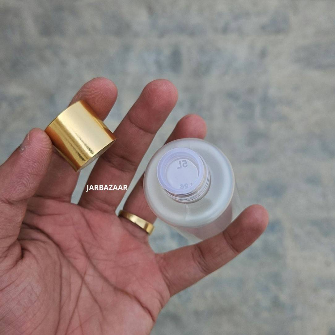 100 ml Gli Frosted Pet Bottle (Golden Cap)