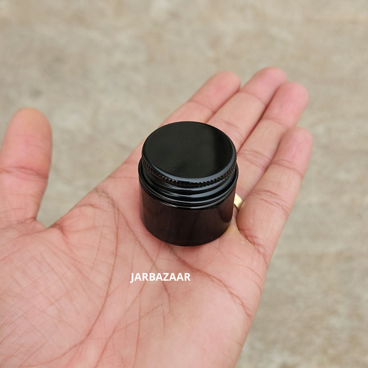 10 Gram Dark Amber Glass Jar