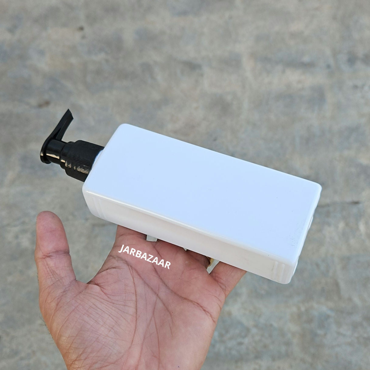 250 ML Rectangle Milky Dispenser Bottle