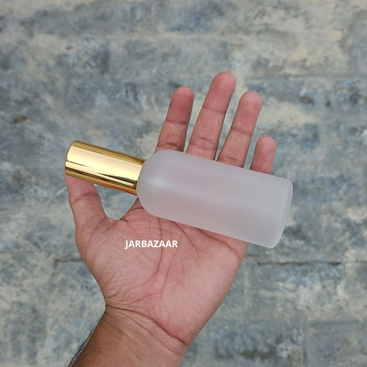 100 ML Clear Frosted Glass Perfume Bottle