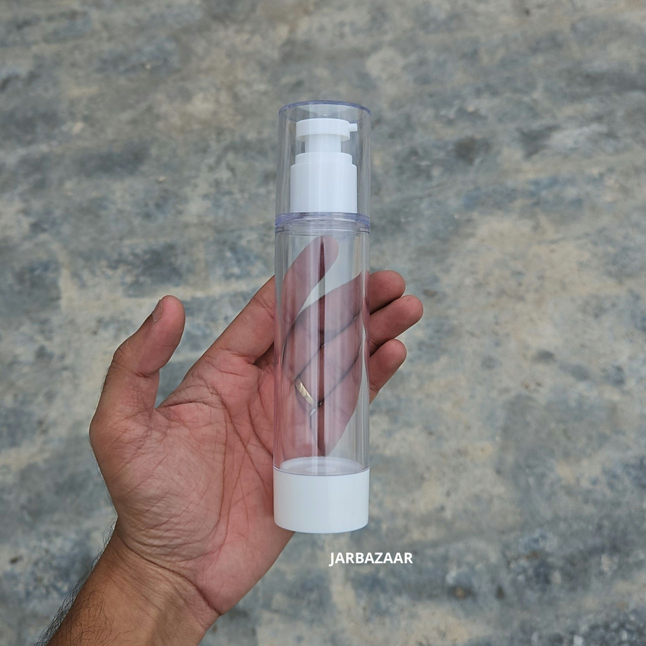 100 ML White Airless Bottle