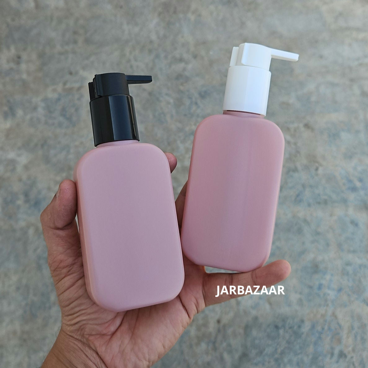 125 ML Flat Dark Pink - HDPE BOTTLE (With ClipLock Dispenser Pumps)