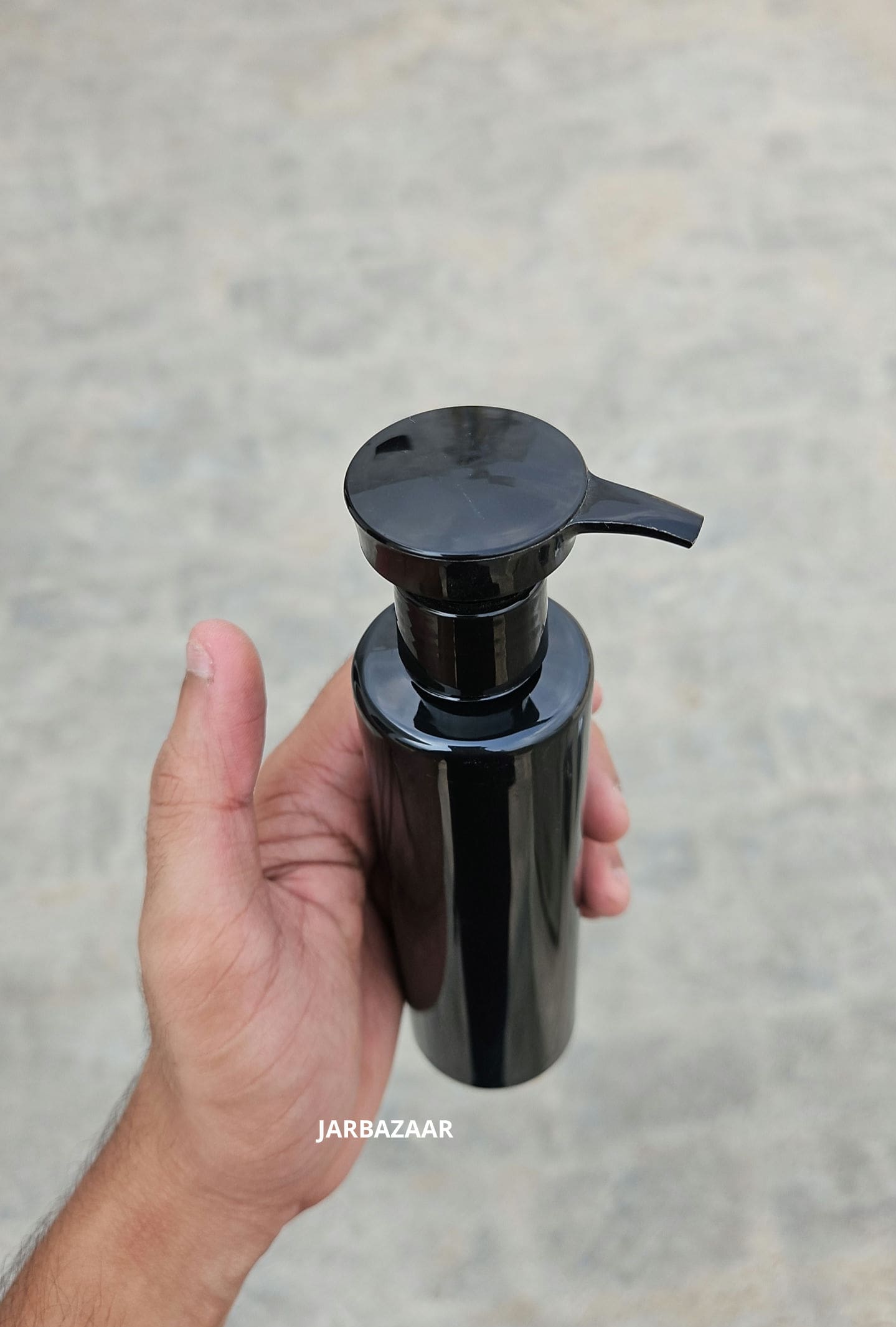 200 ML Sleek Black Dispenser Bottle