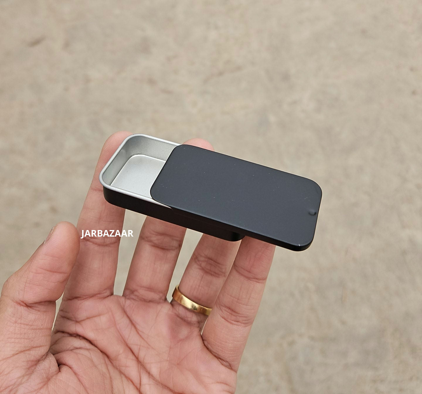 10 Gram Black Slider Tin