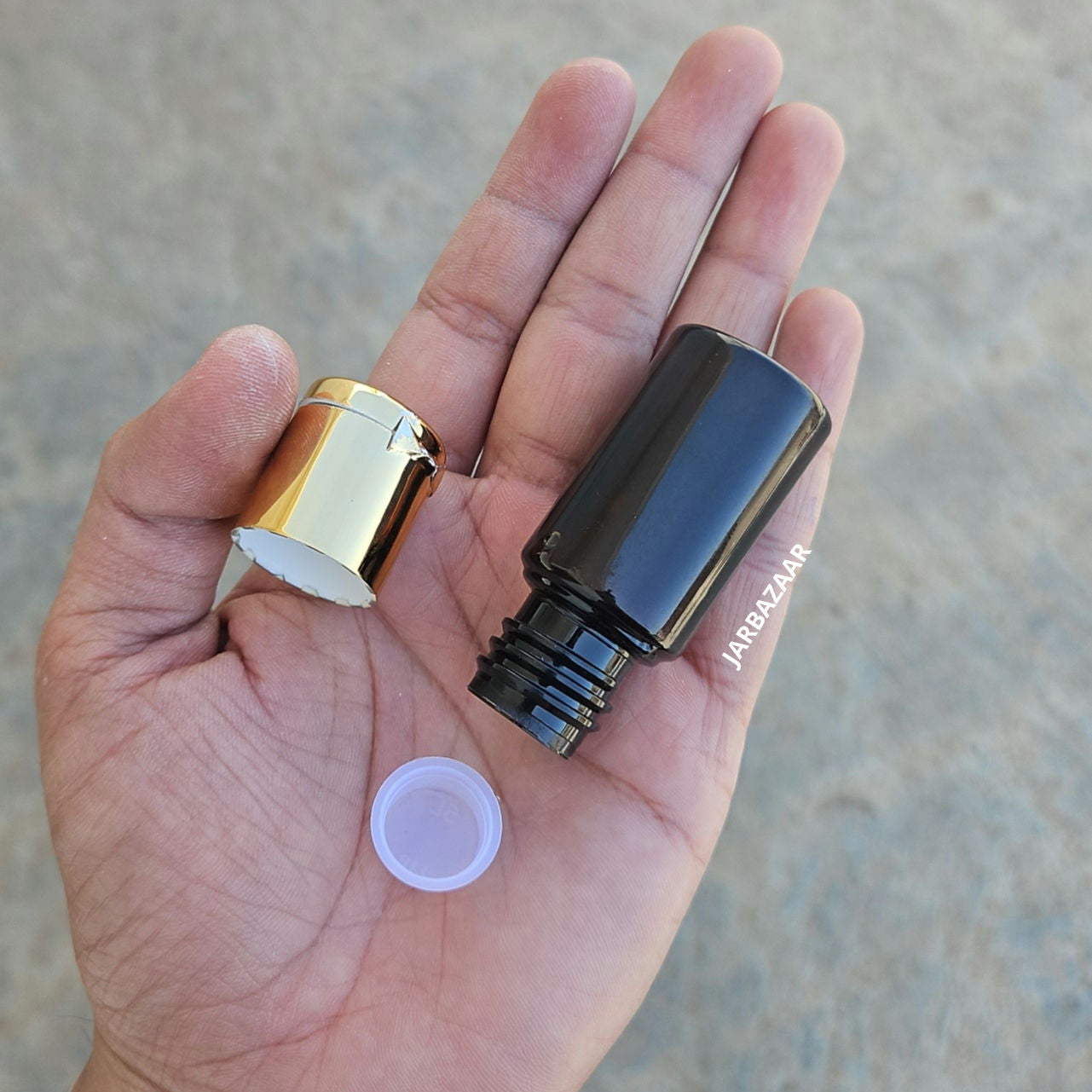 20 ML Amber Pet Bottle (With Golden Fliptop Caps)