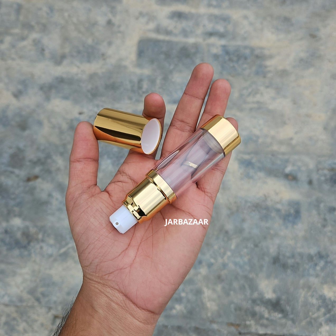 15 ML Golden Airless Bottle