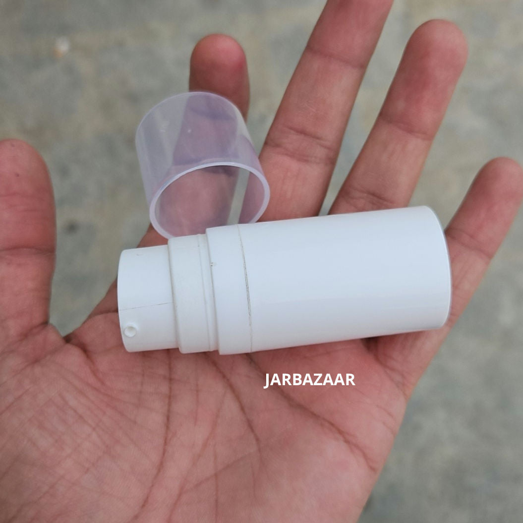 15 Ml Sleek White Airless Bottle