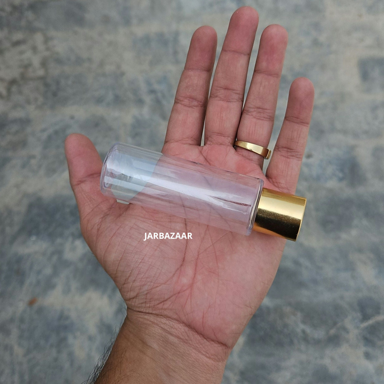 50 ml Gli Clear Pet Bottle (Golden Cap)