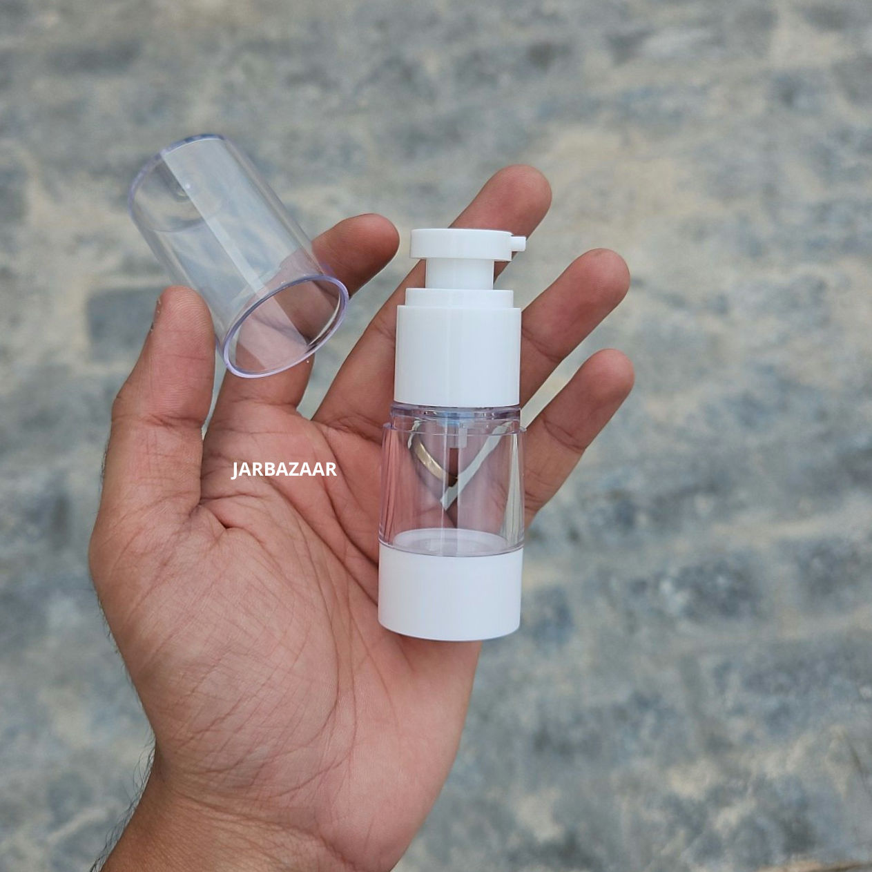 15 ML White Airless Bottle