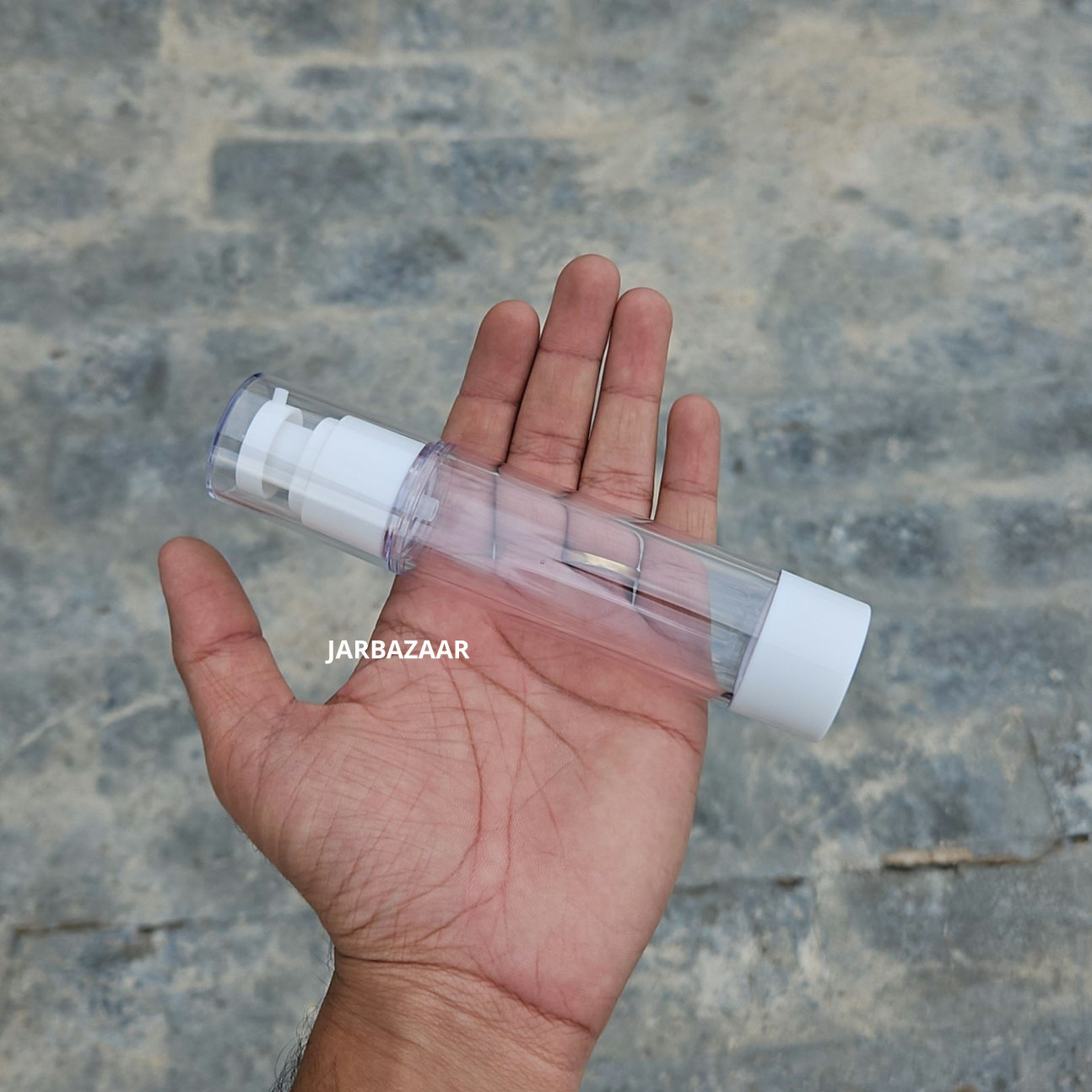 50 ML White Airless Bottle