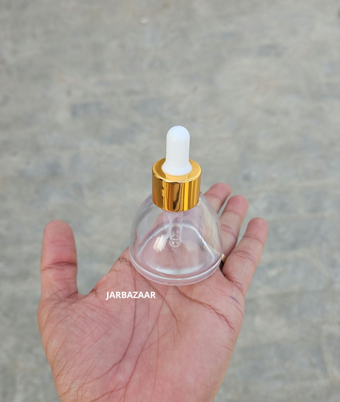 30 ML Conical Clear Glass Dropper Bottle