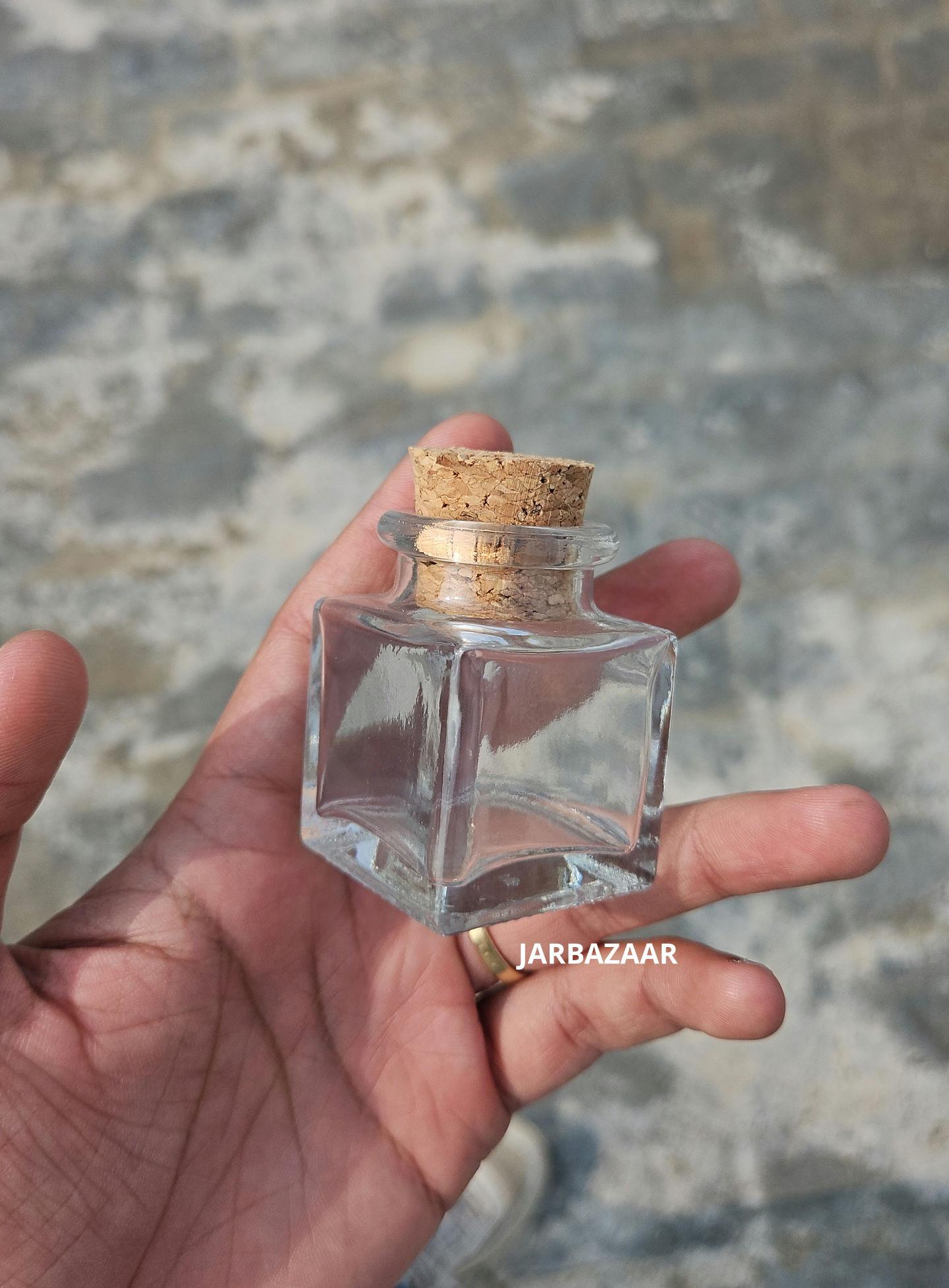 30 ML Cube Cork Jar