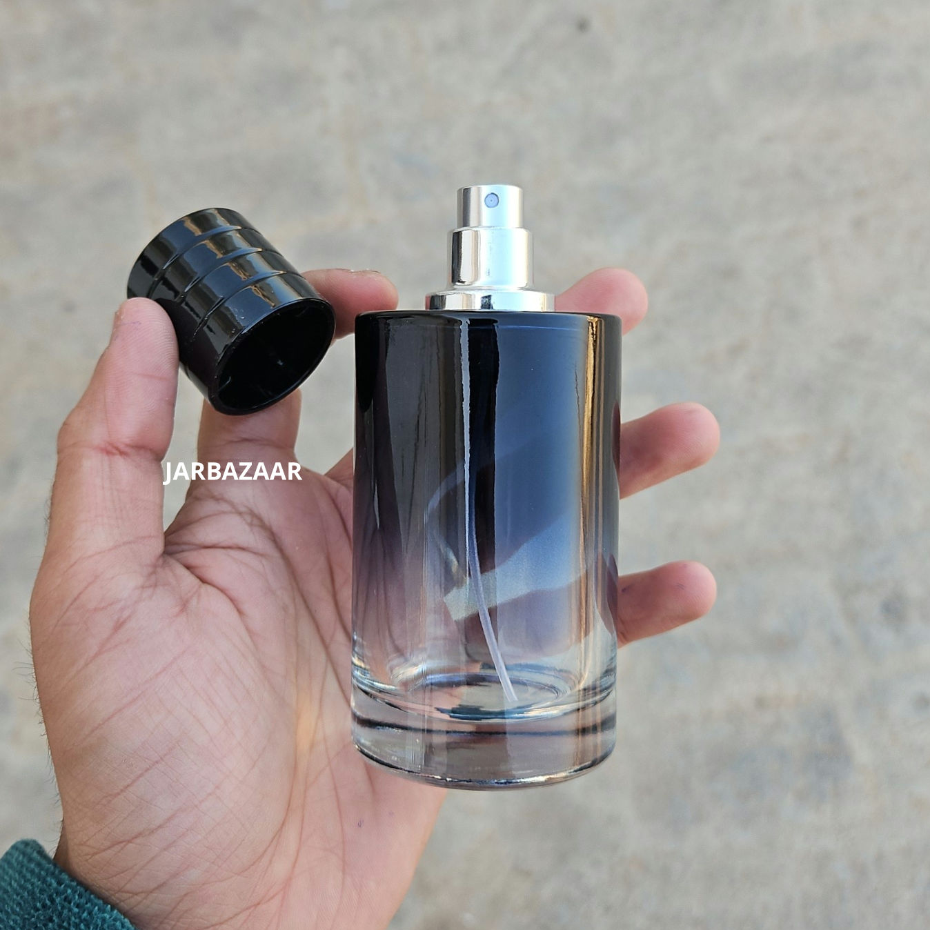 100 ML Round Tinted Glass Perfume Bottle