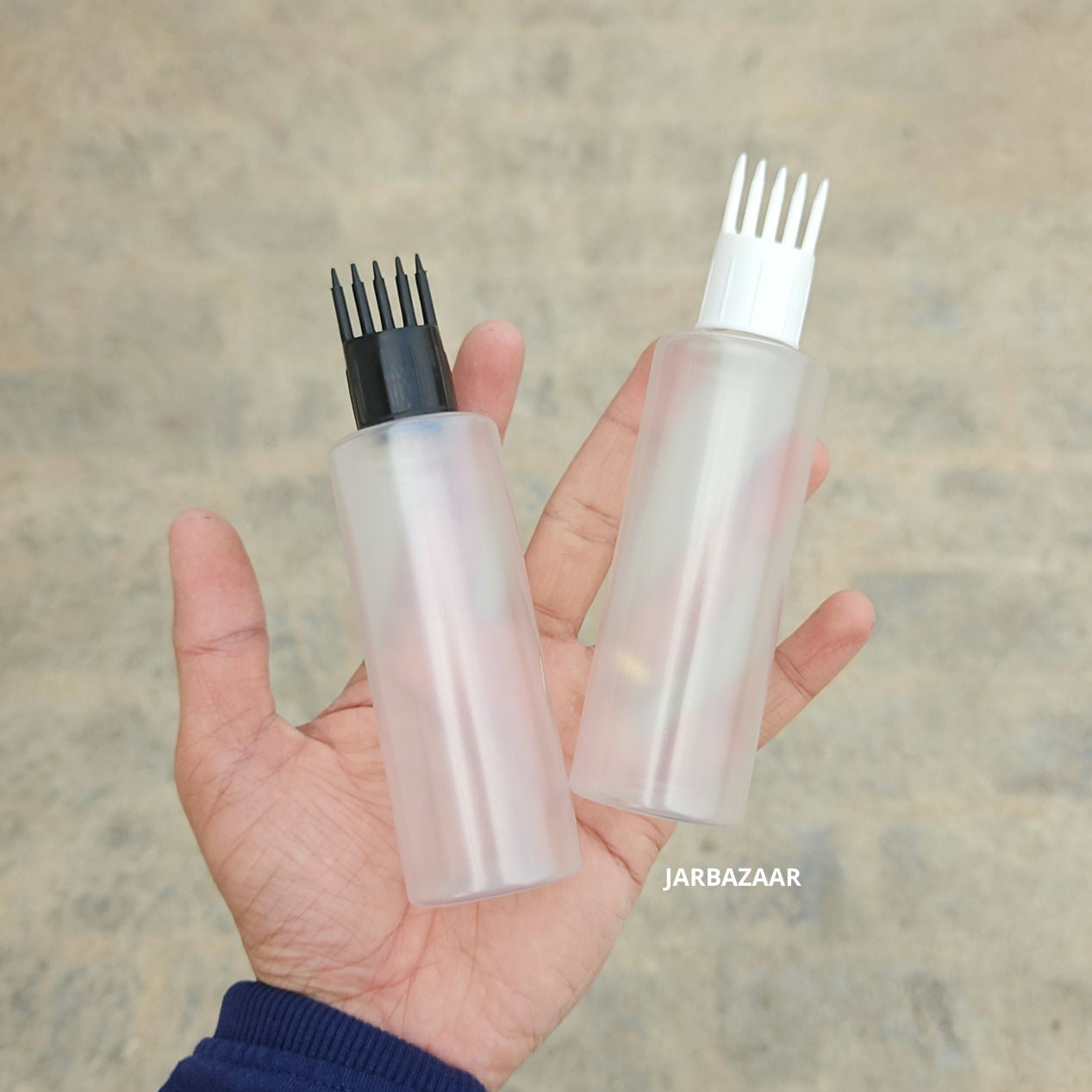 100 ML GLI Frosted Pet Bottle (With Comb Cap)