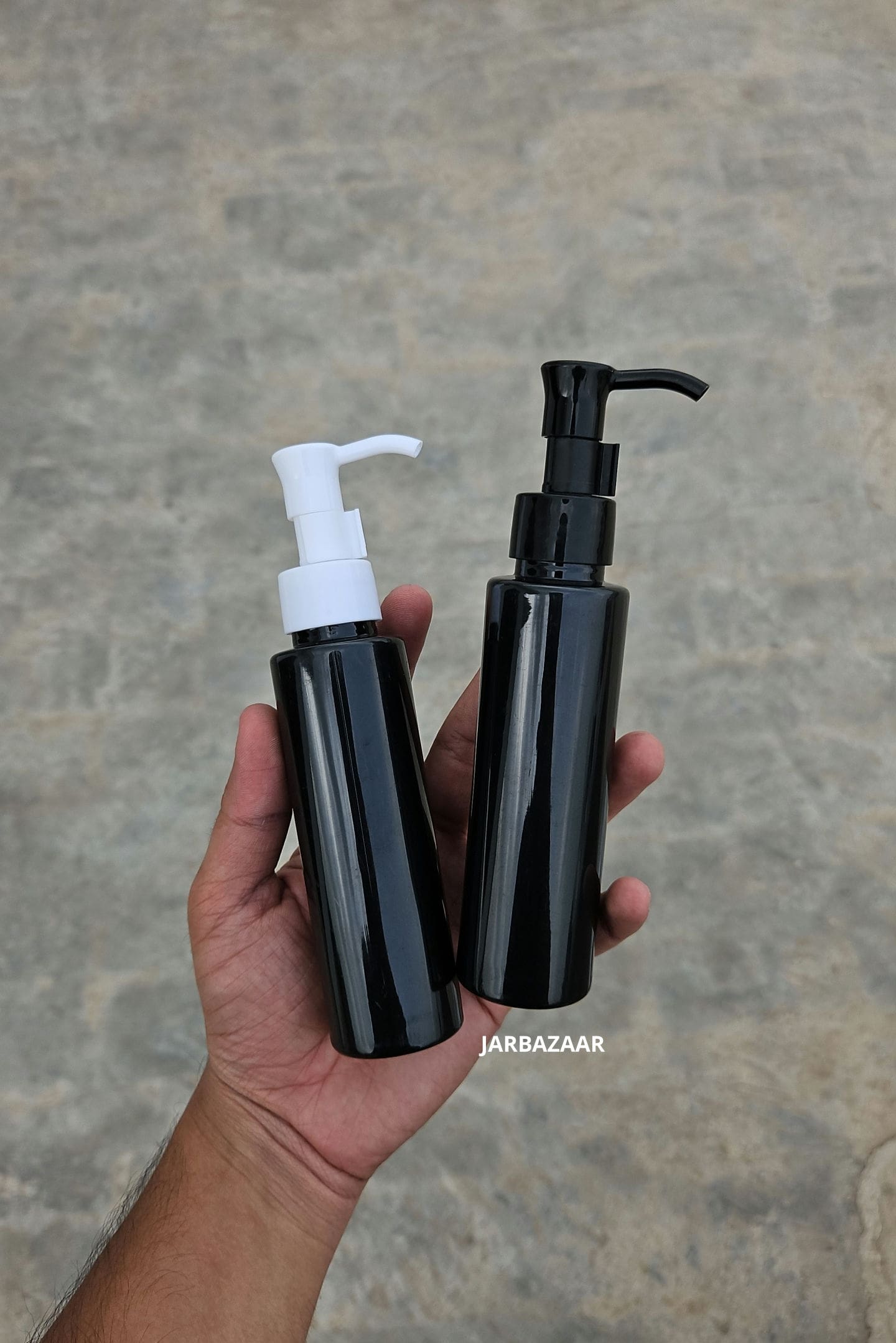 100 ML Sleek Black Dispenser Bottle